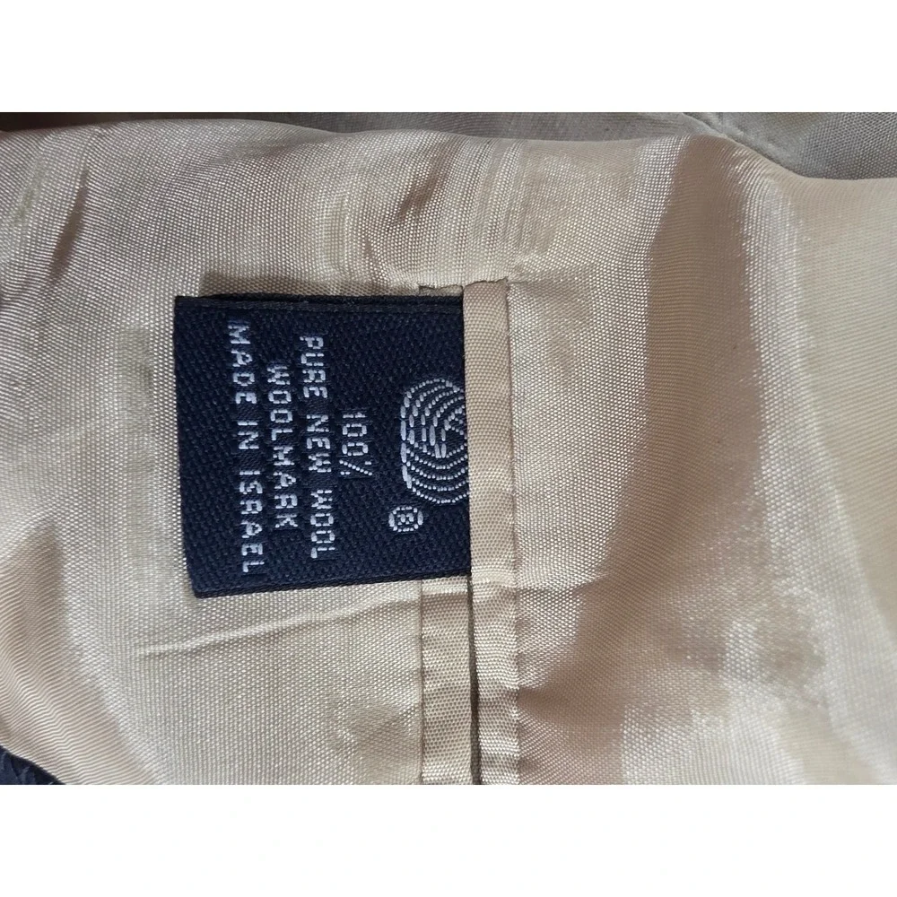 Brooks Brothers Mens 48R Tan Pure New Wool 3 Button Patch Pocket Blazer Sport